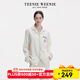 TEENIE WEENIE小熊睡衣女士2025春夏季長(cháng)袖可外穿休閑家居服套裝 【長(cháng)袖長(cháng)褲】女款開(kāi)襟-梔子白 M