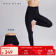 MAIA ACTIVE云感褲緊致版瑜伽褲9分高腰無(wú)外縫線(xiàn)尷尬線(xiàn)運動(dòng)健身褲緊身長(cháng)褲女 神秘黑-無(wú)縫9分（三角襠） M