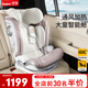 貝思貝特（besbet）陽(yáng)光號兒童安全座椅3-12歲大童寶寶汽車(chē)用i-Size智能通風(fēng)加熱 櫻桃粉（智能款）
