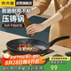 炊大皇 平底鍋煎鍋 麥飯石色不粘牛排煎蛋鍋26cm 磁爐通用高級JG26GJ
