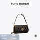 Tory Burch 湯麗柏琦【線上專(zhuān)享】KIRA 小號(hào)絎縫翻蓋肩背包女包TB 90456 黑色 001 OS