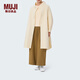 無(wú)印良品（MUJI） IDEE 女式 絎縫 外套 秋冬季女款 長(cháng)袖 GAD67C4S 淺米色 均 碼 (165/88A)