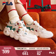 斐樂(lè )（FILA）男女鞋復古老爹鞋圣誕籃球鞋春季新款情侶運動(dòng)鞋百搭時(shí)尚休閑鞋 雪白/百合白-SL【女款】 36.5
