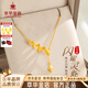 萃華足金999閃耀靈蛇項(xiàng)鏈黃金項(xiàng)鏈?zhǔn)罪椝投Y紀(jì)念日送女友老婆生日禮物 閃耀靈蛇項(xiàng)鏈約2.8g