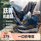 Skechers斯凱奇兒童旋鈕鞋秋冬新款加絨保暖休閑鞋男童防滑二棉鞋405291L