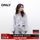 ONLY2025夏季新款法式優(yōu)雅荷葉邊輕薄質(zhì)感長袖雪紡衫女|125251002 H3H瑞秋印花藍 XS