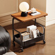 姍姍木藝茶幾客廳邊幾茶桌可移動(dòng)床邊桌床頭柜小桌子小推車(chē)置物架