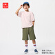 優(yōu)衣庫童裝男童女童松緊工裝中褲學(xué)生戶(hù)外休閑短褲474578 56 橄欖色 110