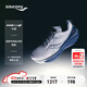 Saucony【彭于晏同款】索康尼勝利22專(zhuān)業(yè)強緩震跑鞋男厚底跑步鞋運動(dòng)鞋男 白深蘭218 42