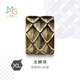 周生生黃金轉運珠王安宇同款 酷黑足金串珠XL龍鱗不含手鏈繩94750C定價(jià)