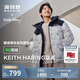 波司登冬季羽絨服KH聯(lián)名男女情侶款運動(dòng)連帽新國標90絨學(xué)生外套