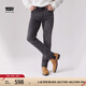 Levi's李維斯暖絨系列男士502錐型美式復(fù)古vintage休閑牛仔長(zhǎng)褲 黑色 34 (32)