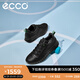愛步（ECCO）男鞋休閑鞋 復(fù)古老爹鞋男士運(yùn)動鞋簡約厚底舒適跑步鞋 靈動525274 黑色52527452562 42