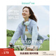 茵曼（INMAN）法式碎花高級(jí)感2025夏女新款休閑中長吊帶連衣裙子 防曬襯衫-18424160 M