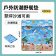 北岸狼戶(hù)外防潮墊野餐墊鋁膜防潮墊防水沙灘墊多功能加厚耐用 海洋款（190*180cm）