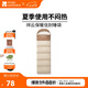 牧高笛（MOBIGARDEN）睡袋 戶外露營(yíng)可拼接單人保暖睡袋祥云1.0 EX19562001 淺沙色/右