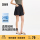 森馬（Semir）牛仔褲女遮胯顯瘦涼感直筒褲2025夏顯腿長(cháng)短褲ins潮109325122002