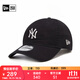 NEW ERA紐亦華MLB棒球帽NY LA軟頂彎檐鴨舌帽子休閑遮陽(yáng)920 13058752-黑色-NY OSFM