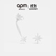 APM Monaco 不對(duì)稱雙流星耳夾女氣質(zhì)設(shè)計(jì)感飾品送女友禮物