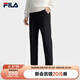 FILA 斐樂(lè )官方【易烊千璽同款】男士針織長(cháng)褲2025年加絨休閑直筒褲