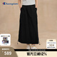 Champion冠軍半身裙女2025夏季新款褶皺工裝裙簡(jiǎn)約日系風(fēng)休閑潮牌 黑色 M
