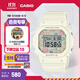 卡西歐（CASIO）BABY-G BGD-565復古碎花運動(dòng)時(shí)尚女士手表防水防震石英手表 禮物 BGD-565RP-7PR