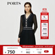 PORTS寶姿秋冬女裝新款優(yōu)雅氣質(zhì)修身連衣裙ALM9K202NKW008 黑色 S