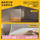 美朵嘉【Pro】新款2025防摔蚊帳A類(lèi)抑菌1.51.8*2m蚊帳加粗支架嬰兒家用 巖棕【蚊帳+床單】鋪床更方便 200cm*180cm*170cm