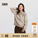 森馬（Semir）森柔|地理系列毛衣女冬季半高領(lǐng)刺繡條紋衫101724107022