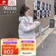 皮爾卡丹（pierre cardin）韓系超好看漸變羽絨服女小個(gè)子2024冬新款設計感保暖90白鴨絨外套 彩虹色 S 85斤-105斤內