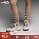 FILA 斐樂(lè )官方女鞋ADE 2025摩登運動(dòng)鞋2025秋季新款慢跑鞋休閑鞋 古白色/羊皮紙粉-NC 38.5