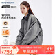NVG·YOUNG意大利小帆船巴恩風(fēng)男女裝翻領(lǐng)夾克女士秋冬季夾棉外套百搭棉服