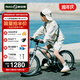 Nabiis那貝斯兒童自行車(chē)小孩3-6-7-8歲鋁合金超輕便學(xué)生單車(chē)16寸銀