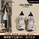 CAMILA KSENIA老爹鞋女2025新款百搭夏季增高阿甘鞋跑步系帶休閑網(wǎng)面透氣運動(dòng)鞋 藍灰色 38