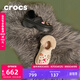 卡駱馳crocs檀健次推薦款雪屋暖棉洞洞鞋秋冬女鞋戶(hù)外暖棉鞋|208546 水泥灰-160 36 /37(220mm)