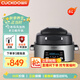 福庫（CUCKOO）多功能鍋免翻面不沾易清洗 家用多功能炸鍋 大容量煎烤箱一體多功能炸鍋 6升 CAFG-A0650S 6L