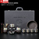 正揚(yáng)紫砂懶人自動茶具套裝家用整套石磨旋轉(zhuǎn)防燙功夫泡茶器茶壺杯貼花 紫砂自動竹韻8杯整套禮盒裝
