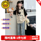 G.DUCKKIDS女童夏季套裝2025新款兒童衣服女大童短袖t恤洋氣夏裝牛仔褲兩件 黑色上衣+牛仔褲 150 尺碼11~12歲【140-150cm】