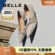 百麗（Belle）閃鉆條帶高跟鞋女商場同款高跟單鞋A9L1DBK4 銀色 36 (230mm)
