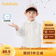 巴拉巴拉童裝男童長袖襯衫兒童上衣2025新春裝學(xué)院風(fēng)百搭209125102101