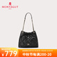 夢(mèng)特嬌（MONTAGUT）2025新款包包女包流浪包羊皮單肩斜挎包百搭高級感時(shí)尚包子母包 黑色補貨中可拍預售鏈接