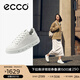 愛步（ECCO）板鞋女 防水透氣科技厚底休閑鞋 街頭720系列209763 白色20976301007 36