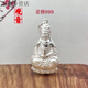 KZD老鳳凰銀999純銀吊墜男女本命觀(guān)音福足銀佛吊墜送女友送媽媽 純銀觀(guān)音吊墜+繩子 3.68克