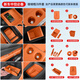 酷車(chē)車(chē)適用于小米YU7/SU7配件內飾用品大全硅膠防滑墊車(chē)內好物配飾改裝 適用于YU7【新車(chē)必備硅膠套裝8件套-珊瑚橙】