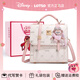 迪士尼（Disney）雙肩包女款時(shí)尚百搭旅行輕便斜挎可愛(ài)背包女情人節生日禮物小背包 草莓熊小背包-白【禮盒+掛件】