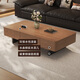 六友中古風(fēng)胡桃木色茶幾客廳家用小戶(hù)型現代簡(jiǎn)約高級長(cháng)方形實(shí)木茶幾桌 實(shí)木茶幾 | 經(jīng)典款 長(cháng)140*寬70*高34