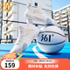 361°籃球鞋男鞋AG凌空3秋季低幫網(wǎng)面透氣運(yùn)動(dòng)專業(yè)訓(xùn)練籃球鞋七夕禮物 361度白/冰河藍(lán) 42