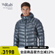 Rab男士1000蓬高山鵝絨服戶外新一代輕薄保暖防風(fēng)耐磨羽絨服 QDN-56 灰色/ST L