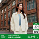 森馬（Semir）棉服女輕薄oversize松弛感2025冬新款翻領(lǐng)肌理花苞棉衣少女感 奶白10536（特大寬松款介意可拍小一碼） S