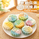 WEIYI月餅模具冰皮月餅模具兒童月餅磨具做月餅的材料和模具50克按壓式 50克中秋佳節 【1模8片】4寸